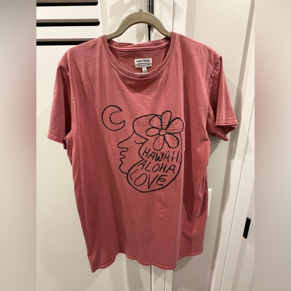 Banks Journal Women's Crewneck T‑Shirt - Dusty Rose - Medium